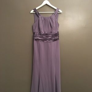 David’s Bridal Lavender BridesmaidDress